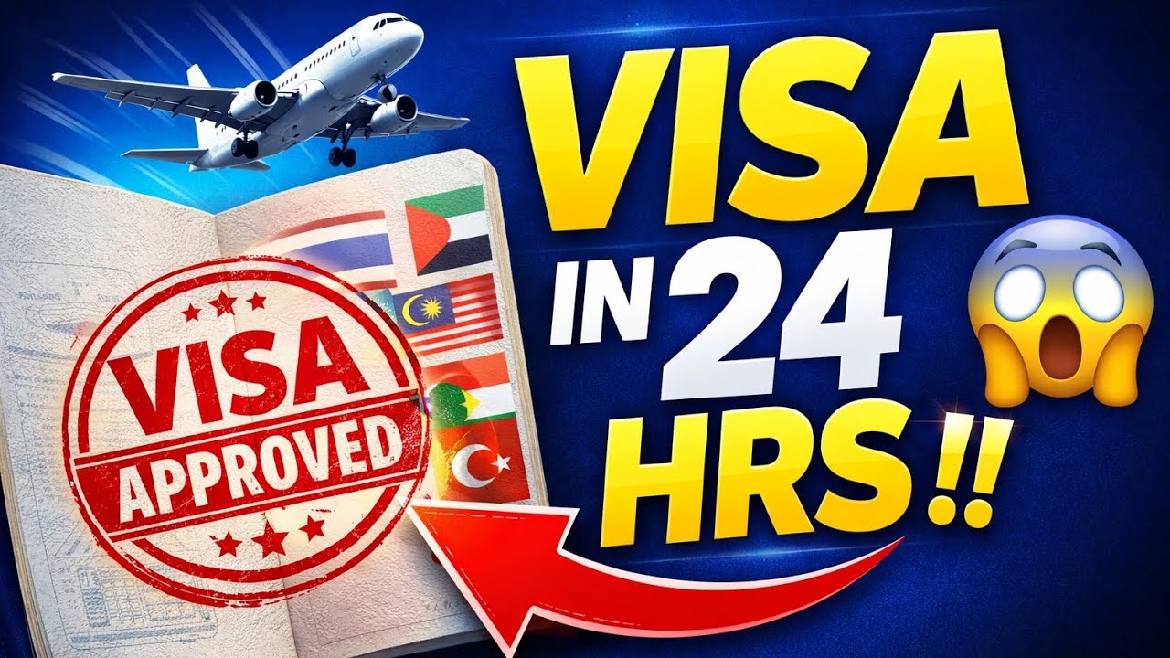 Fastest Visa Countries for South Asians 2026 | Get Visa in 24 Hours!