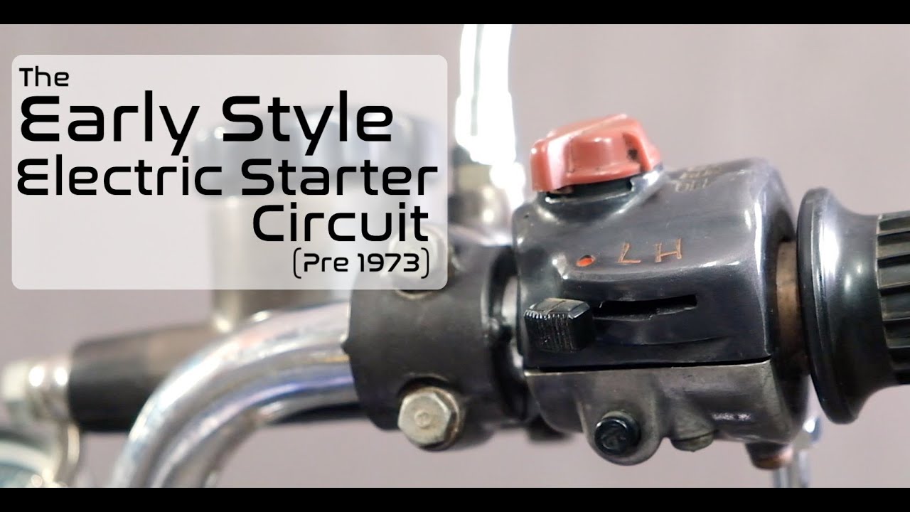 The Early Style Starter Circuit: Electrical Troubleshooting and Basics on a Vintage Honda Motorcycle