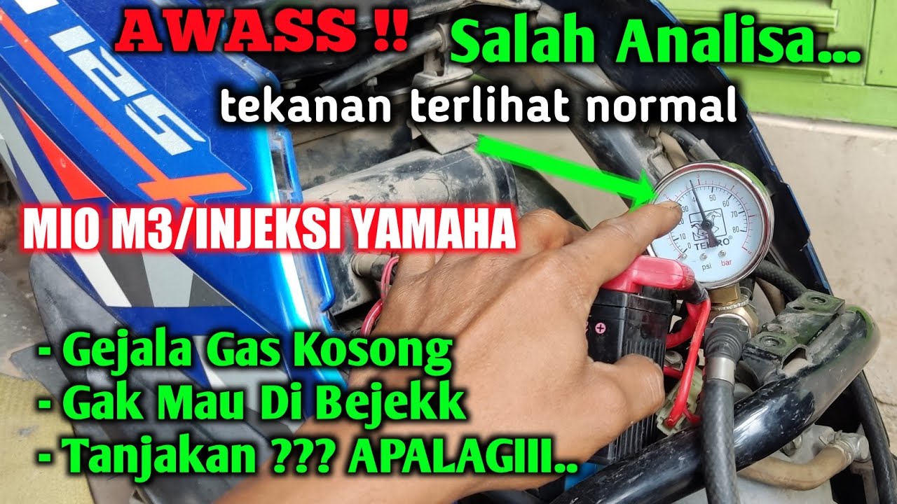 AWAS TERKECOH !! MIO M3 TERSENDAT DAN GAS KOSONG TAK BERTENAGA