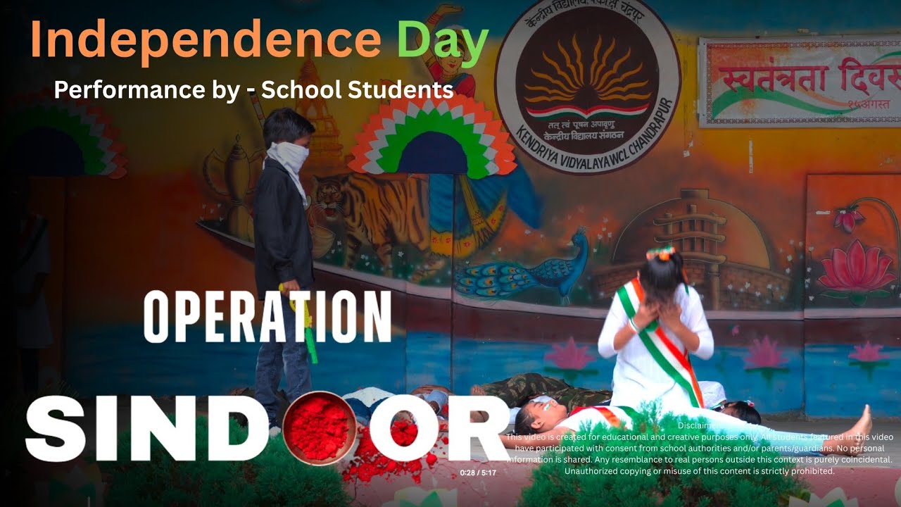 🇮🇳 Operation Sindoor | Independence Day Special Drama by School Students | Patriotic Performance 