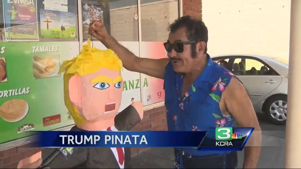 Пиньяты Дональда Трампа прибыли в Сакраменто