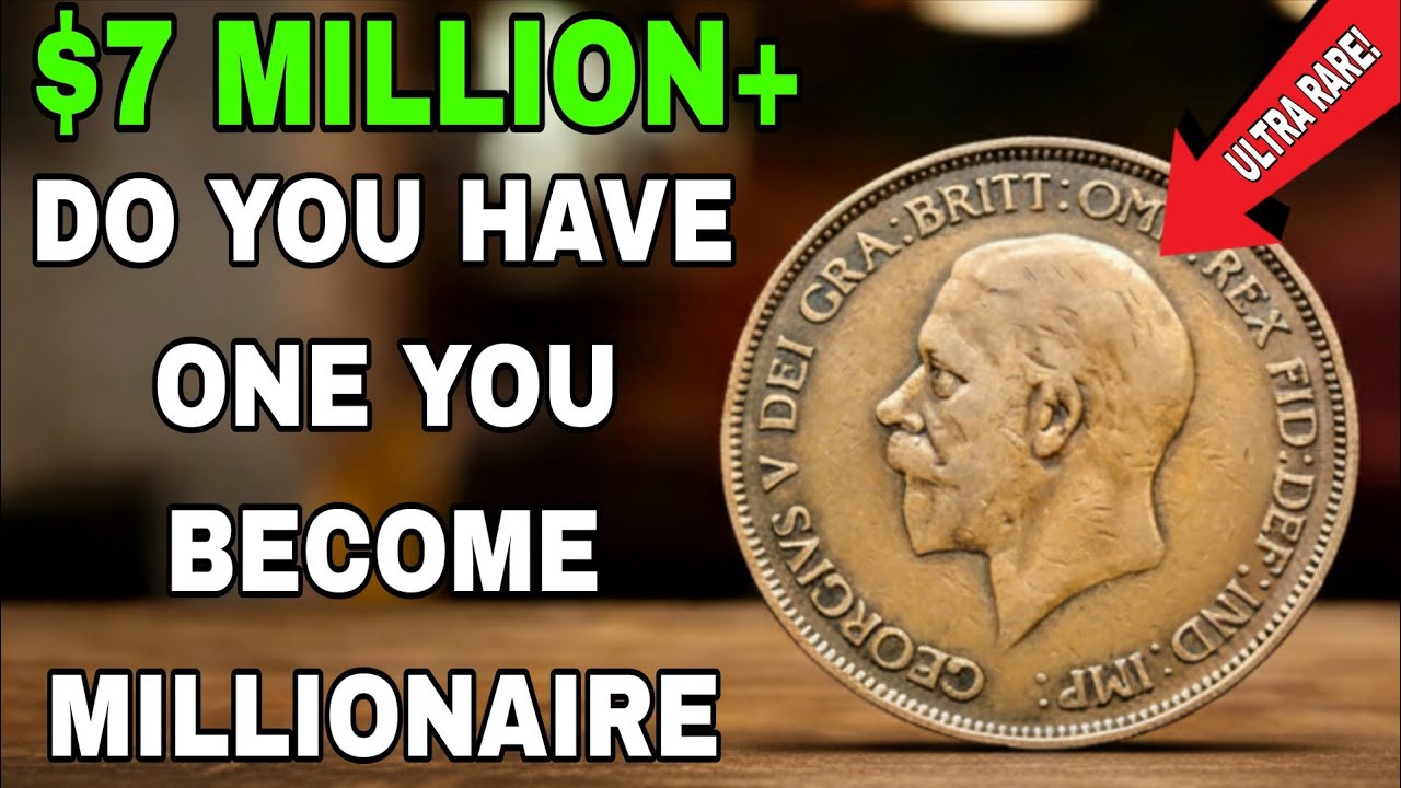 MOST EXPENSIVE ONE PENNY GEORGIVS V COINS UK 💰 Rare King George V Pennies Worth A LOT of Money 🇬🇧