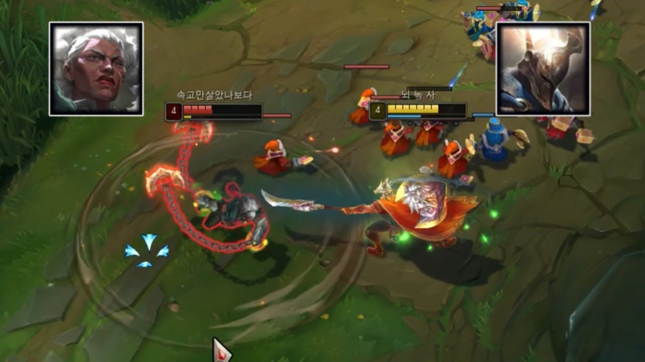 궁극기에 방관+피흡 달린 놈 vs 방관만 있는 놈
