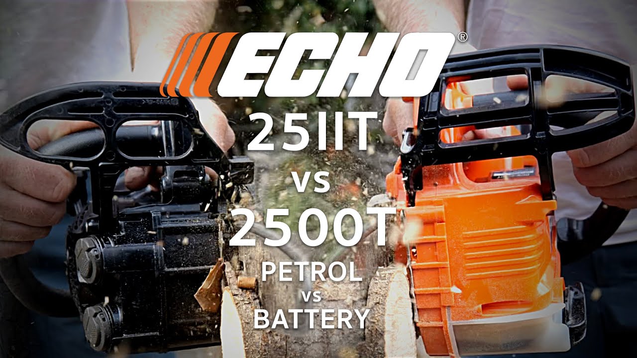 Обзор Echo 2500T и сравнение скорости с 2511T — бензиновый и аккумуляторный.