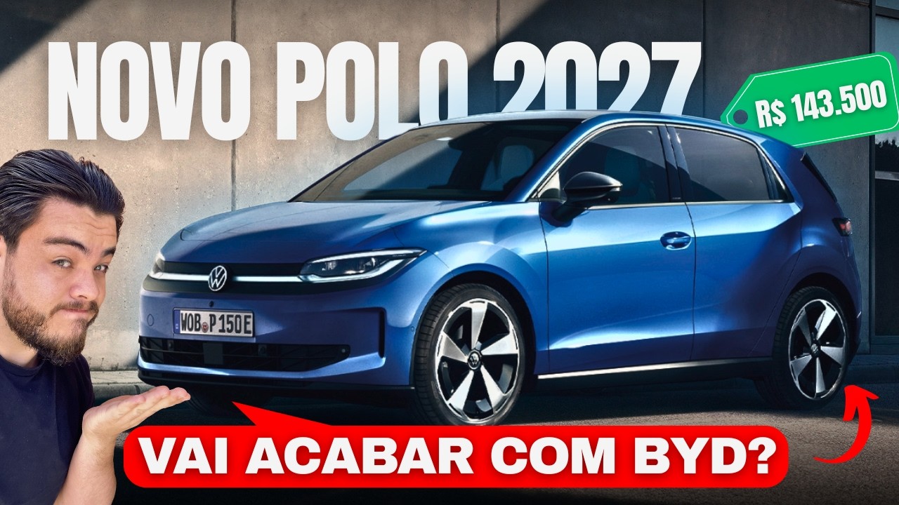 NOVO VOLKWAGEN POLO 2027 CONTRA BYD DOLPHIN? - ID. POLO 2027