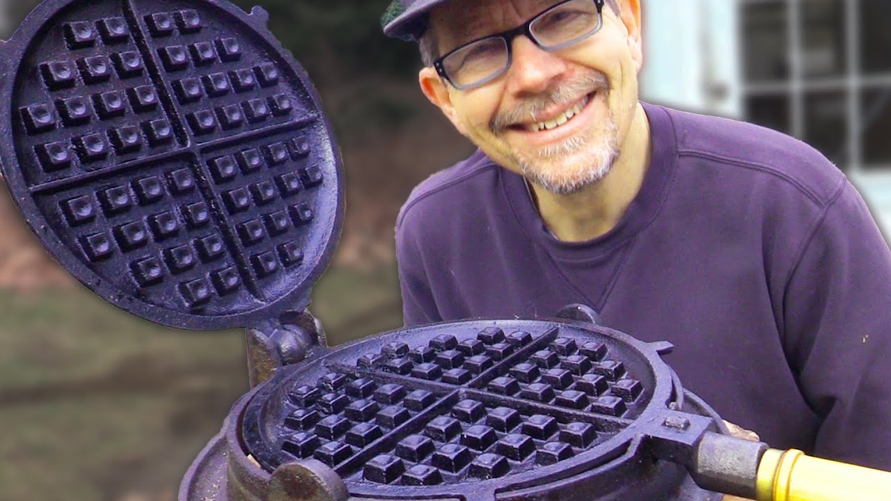 Place Waffle Iron On Rocket Stove, Then...