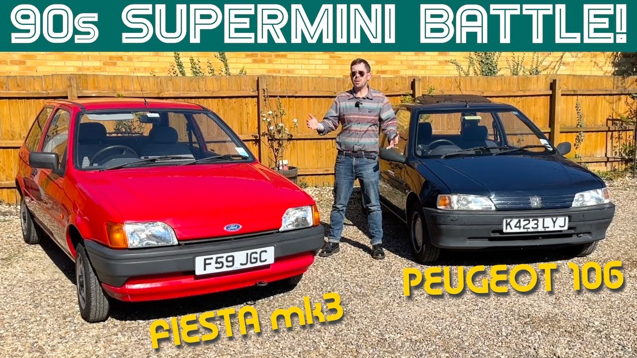 Ford Fiesta mk3 v Peugeot 106: Review and Road Test