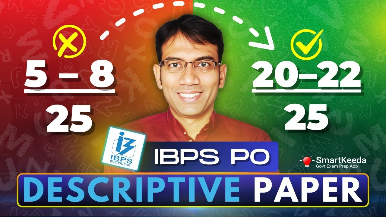 🔥 IBPS PO Descriptive Paper 2025 📝💥 | 6-Step Game-Changer Strategy Revealed | By Ratnabha Sir