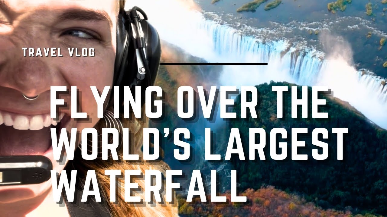 Helicopter Over the World's Largest Waterfall | TRAVEL VLOG