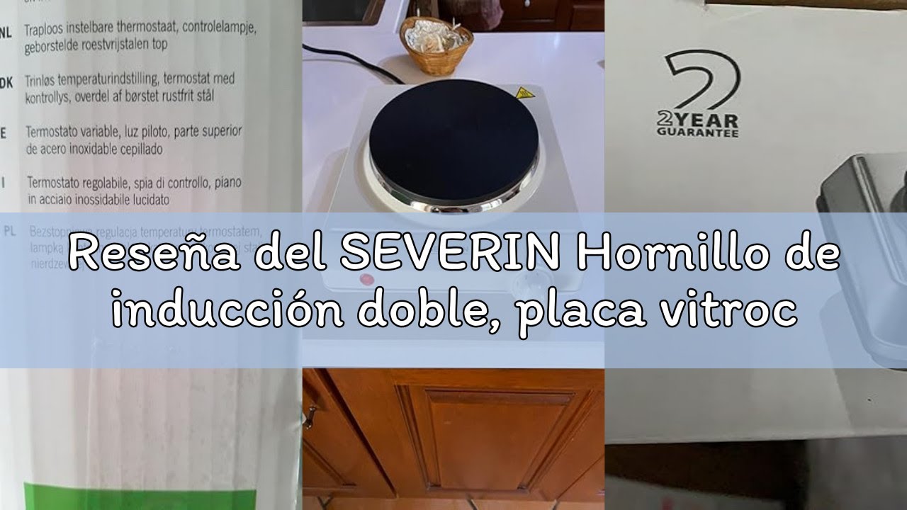 Reseña del SEVERIN Hornillo de inducción doble, placa vitrocerámica de dos fuegos portátil, placa de