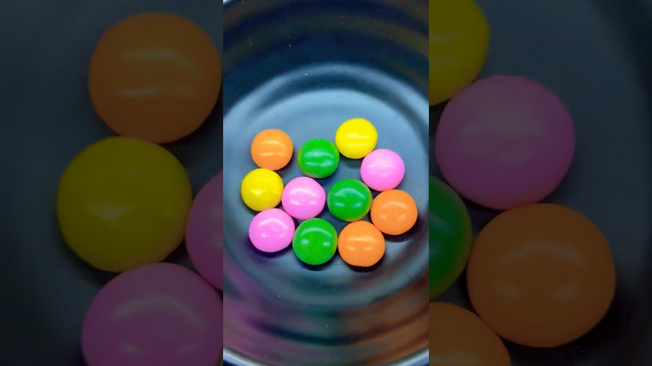Mentos rainbow candy video #viral #satisfying #yummy #kindersurprise #chocolate #fun #shorts