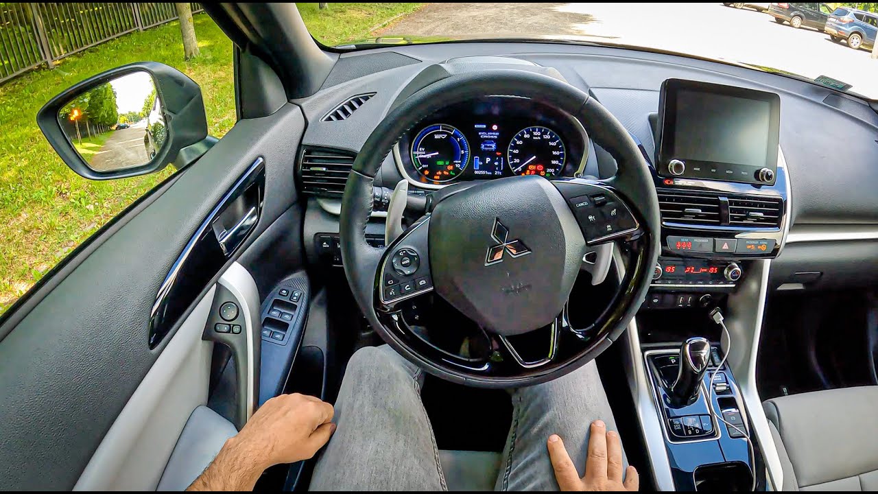 Mitsubishi Eclipse Cross PHEV [2.4 Plug 188HP] |0-100| POV Test Drive #1623 Joe Black