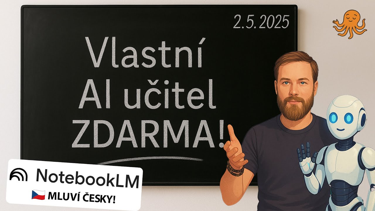 Vlastní AI učitel zdarma, který mluví česky? NotebookLM od Googlu mění styl, jakým se učíme