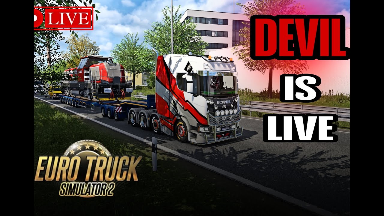 ETS2 game play  | devil is live