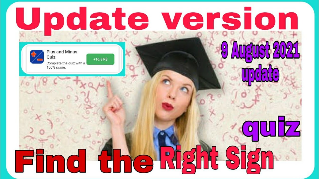 Find the Right Sign QUIZ 100%SCORE ANSWERS |VIDEO QUIZ STAR