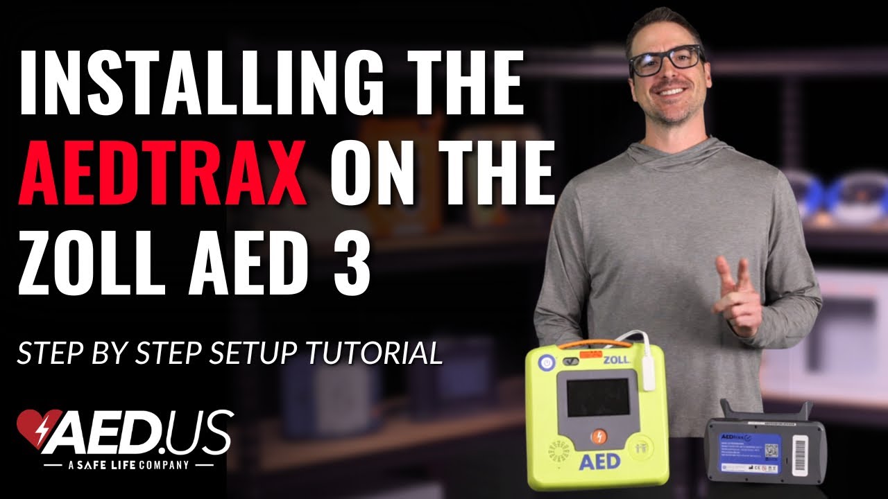 Installing the AEDTrax on the ZOLL AED 3 (Step by Step Setup Tutorial)