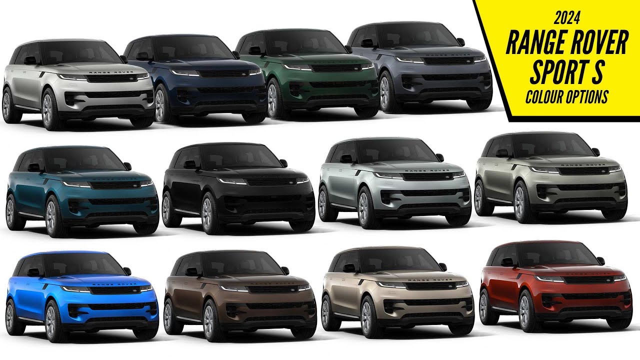 2024 Range Rover Sport S - All Color Options - Images | AUTOBICS
