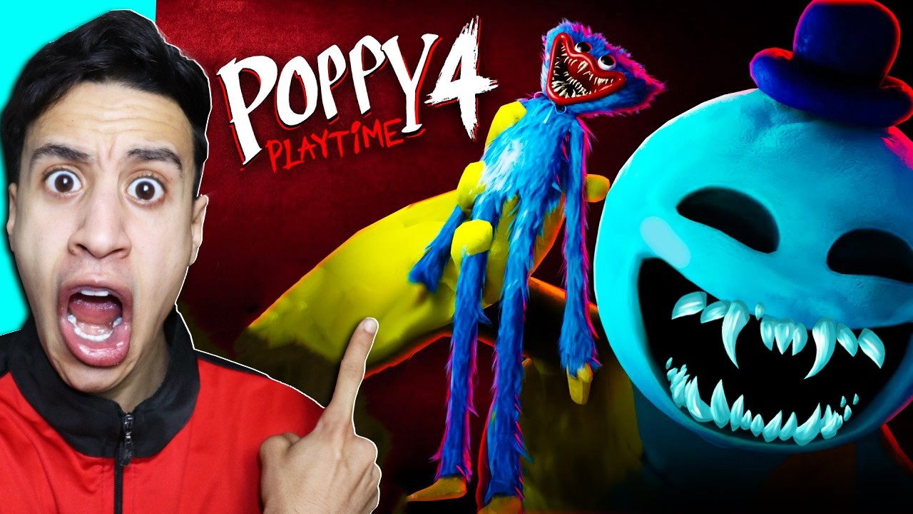 واخيرا بوبي بلاي تايم الجزء 4 الهروب من يارنبي المتوحش!! #1 | Poppy Playtime Chapter 4 !! 😱🔥