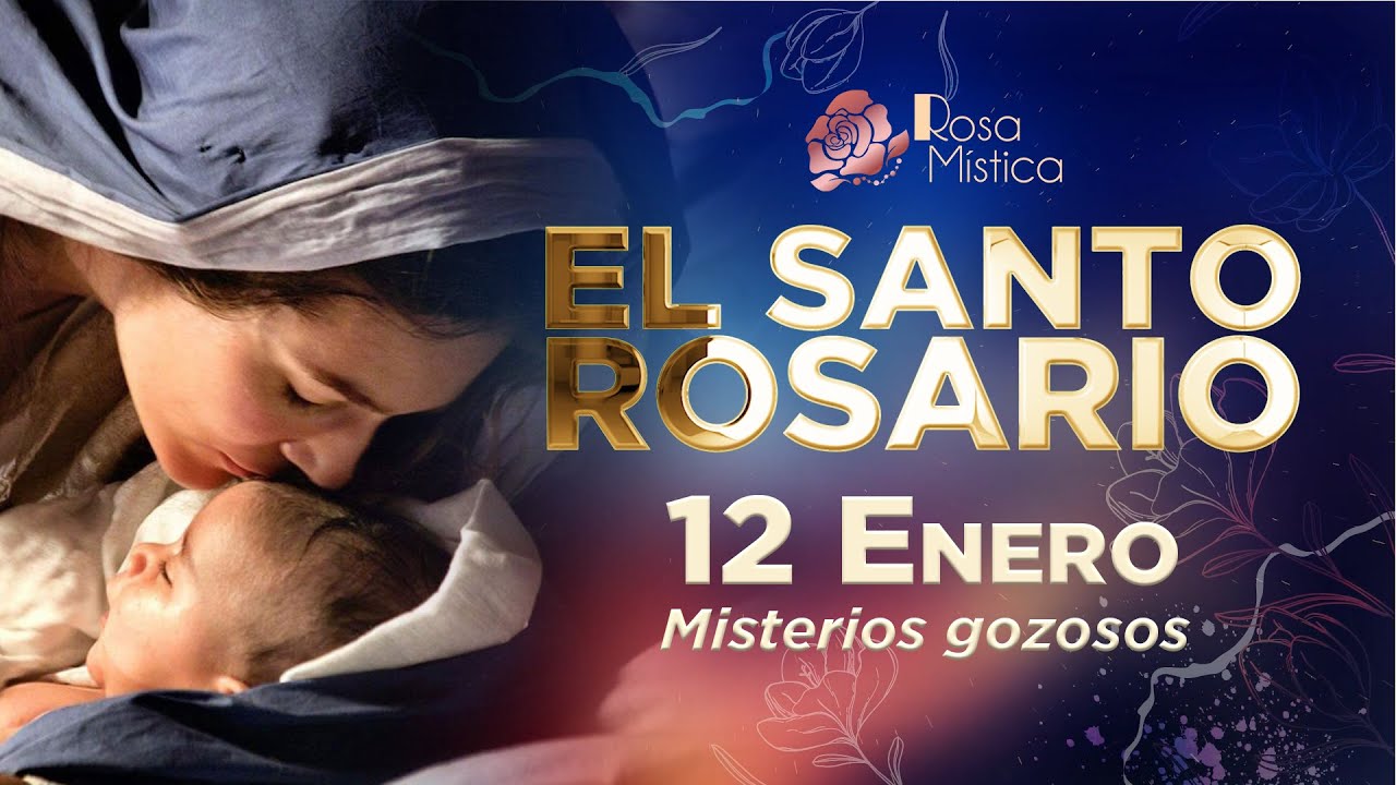 Santo Rosario de Hoy con Imágenes | Lunes 12 de Enero 2026 | Misterios gozosos