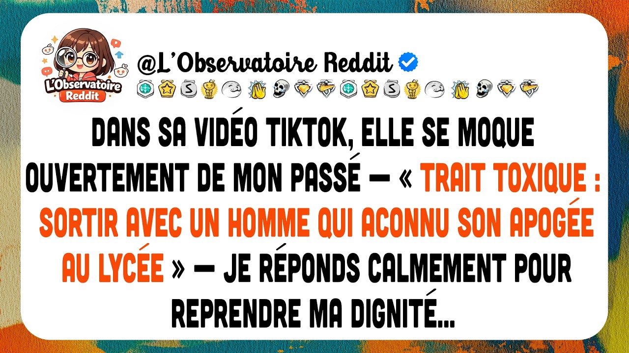 Ma Petite Amie A Publié : « Trait Toxique : Sortir Avec Un Homme Qui A Atteint Son Apogée Au Lycée »