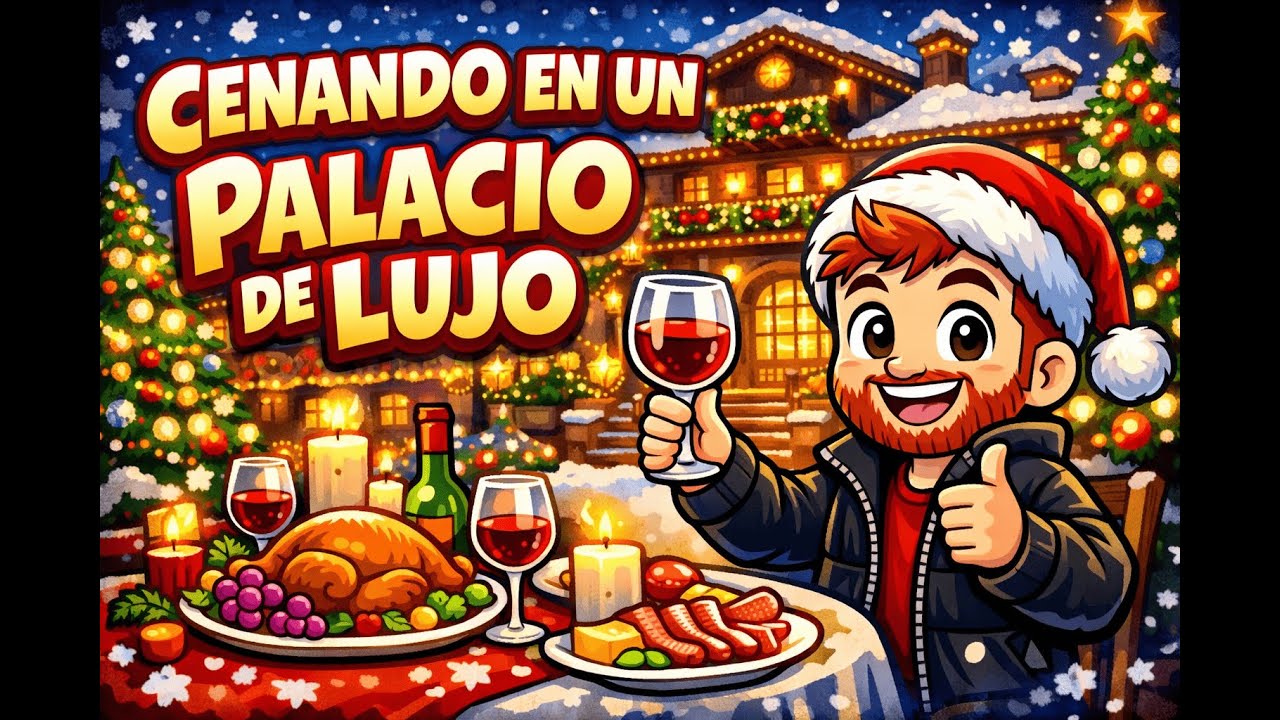 “Así es CENAR en un PALACIO de LUJO por Navidad”