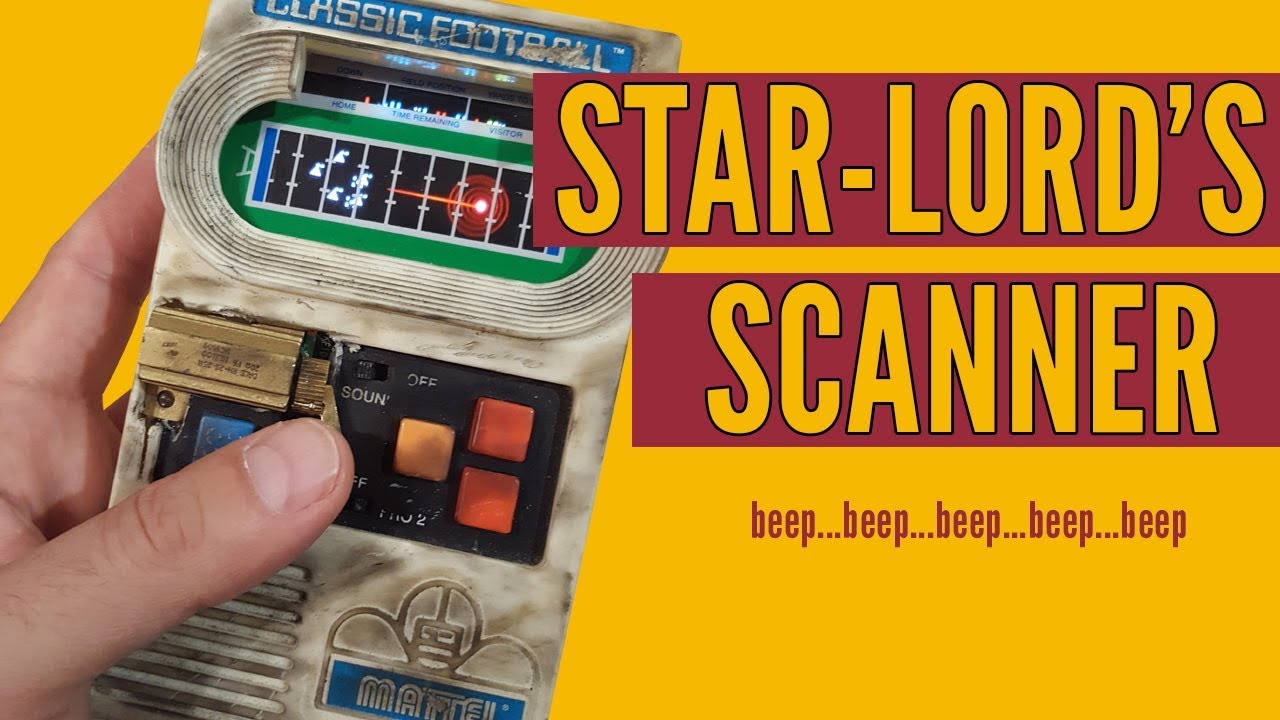 Starlord Mattel Football Scanner Build [Star-Lord Cosplay from Guardians of the Galaxy]