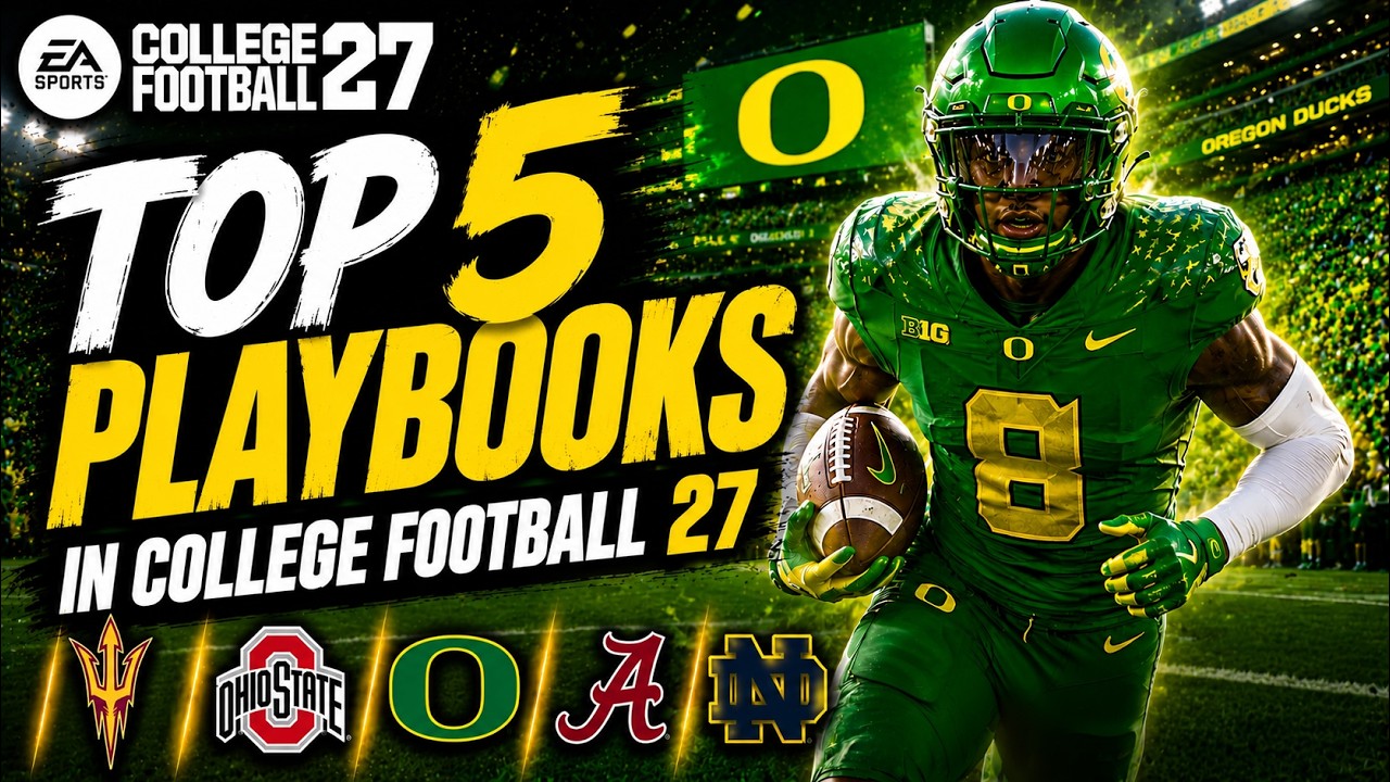 ТОП-5 ЛУЧШИХ плейбуков в College Football 27 для побед!