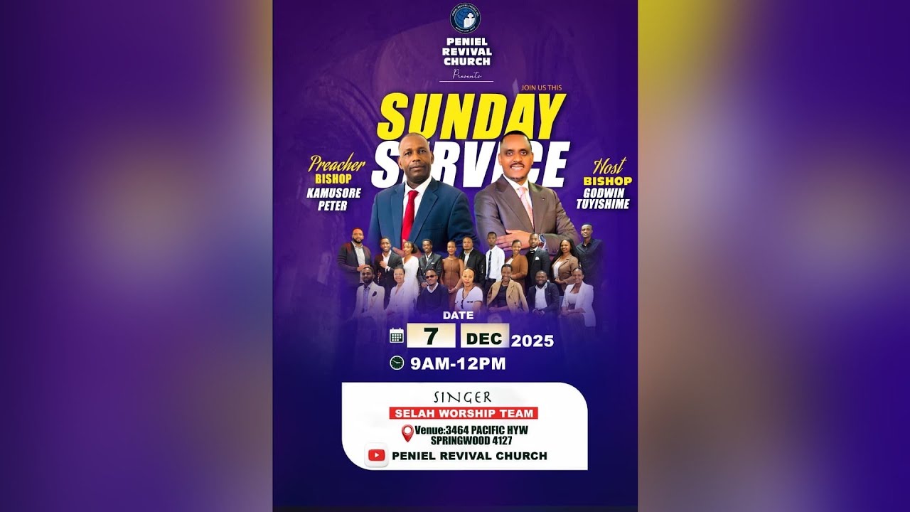 PENIEL REVIVAL CHURCH// SUNDAY SERVICE// WITH BISHOP PETER KAMUSORE//0712/2025