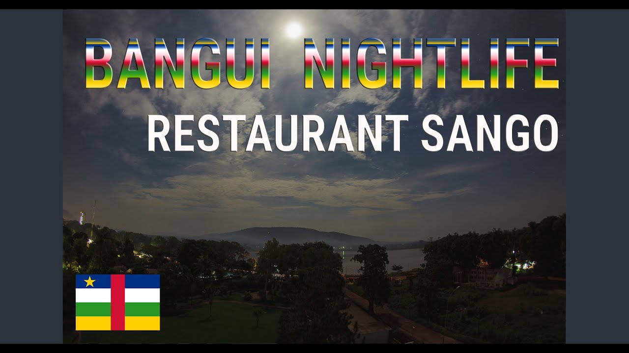 Bangui nightlife, restaurant Sango - Ночные развлечения - пиццерия-дискотека Санго