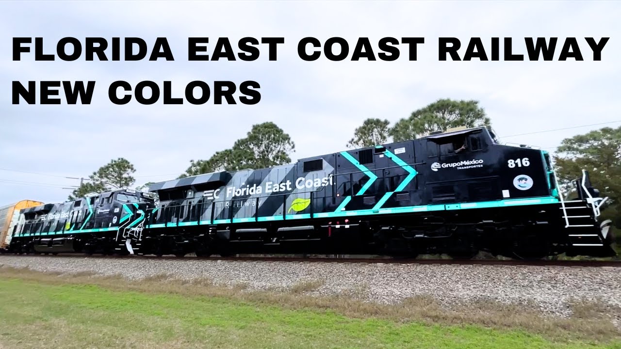 Florida East Coast Railway in new colors