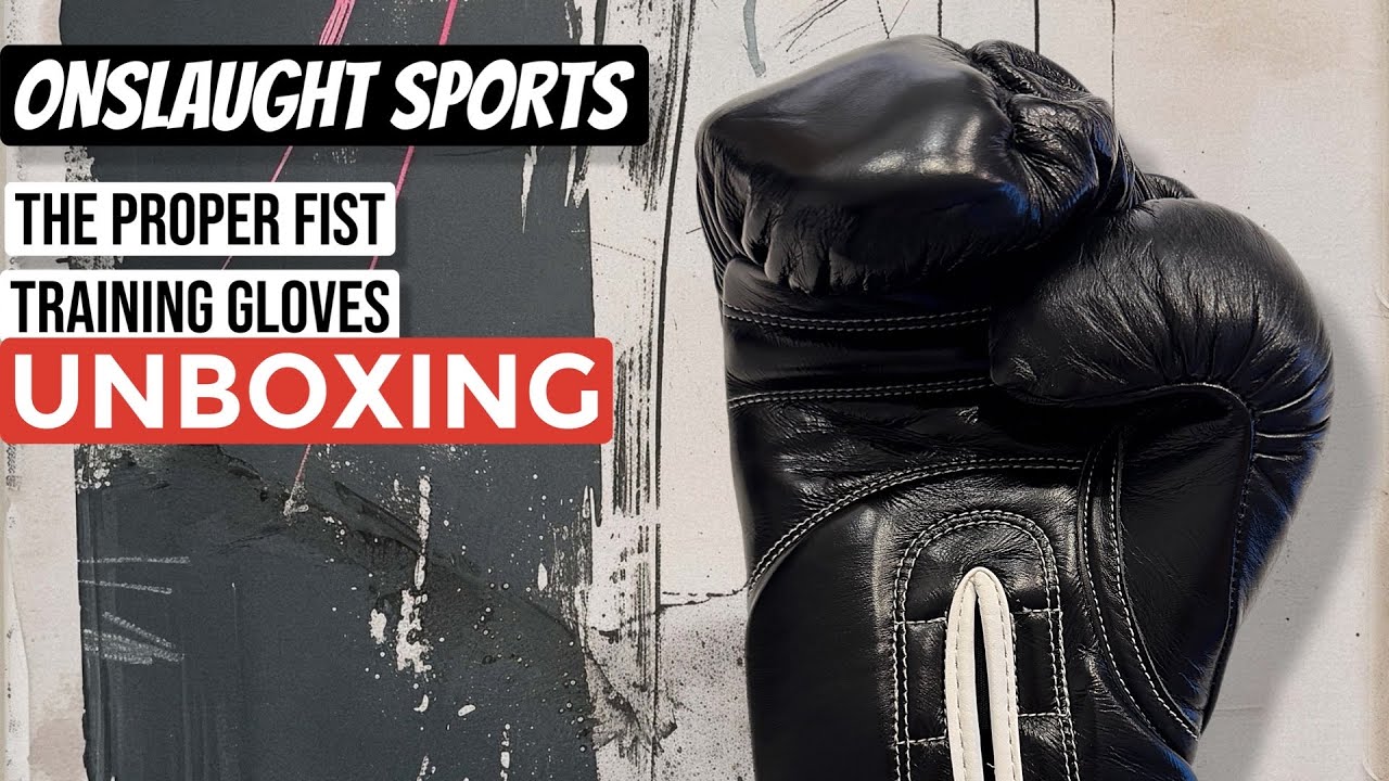 Тренировочные перчатки Onslaught Sports “The Proper Fist” | Распаковка