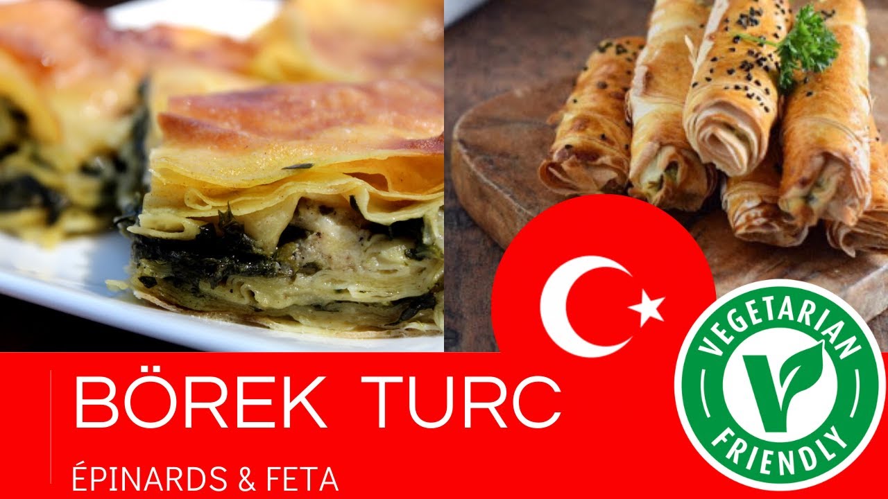 Borek turc, Beurek, Su boregi | Feuilletés épinards et feta