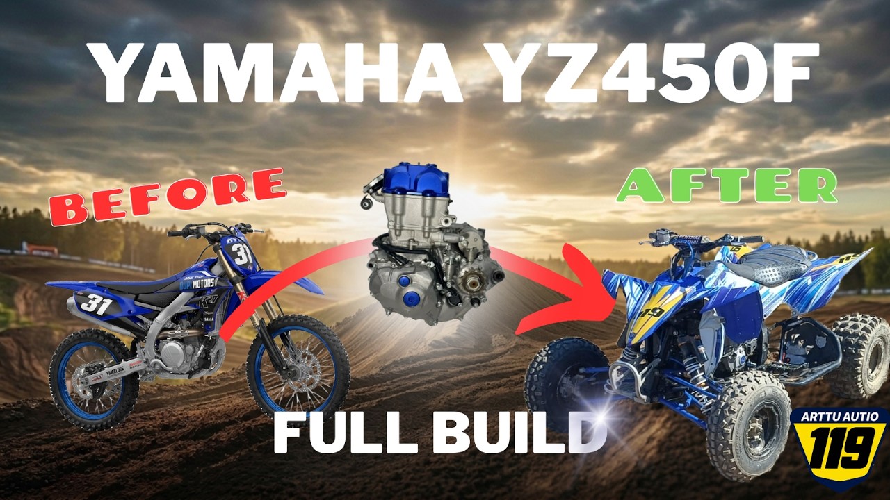 Yamaha ATV build from a bike!