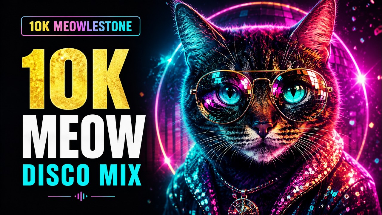 ⫷ 10K MEOWlestone Mix ⫸ Electro Disco Mix ● Nostalgia | Catwave Vibes