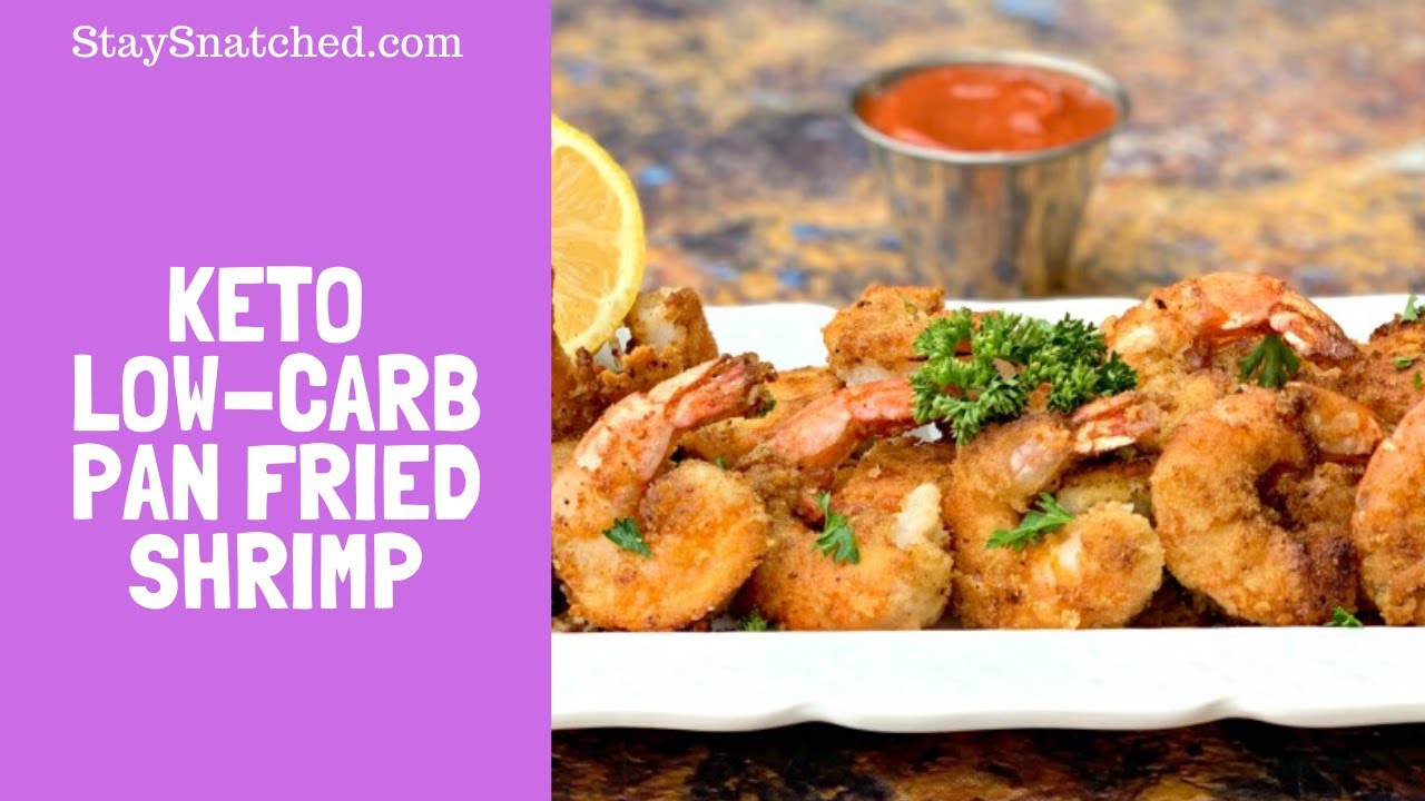 Keto Low Carb Breaded Fried Shrimp