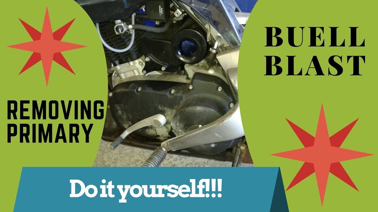 Buell Blast   How to remove primary cover