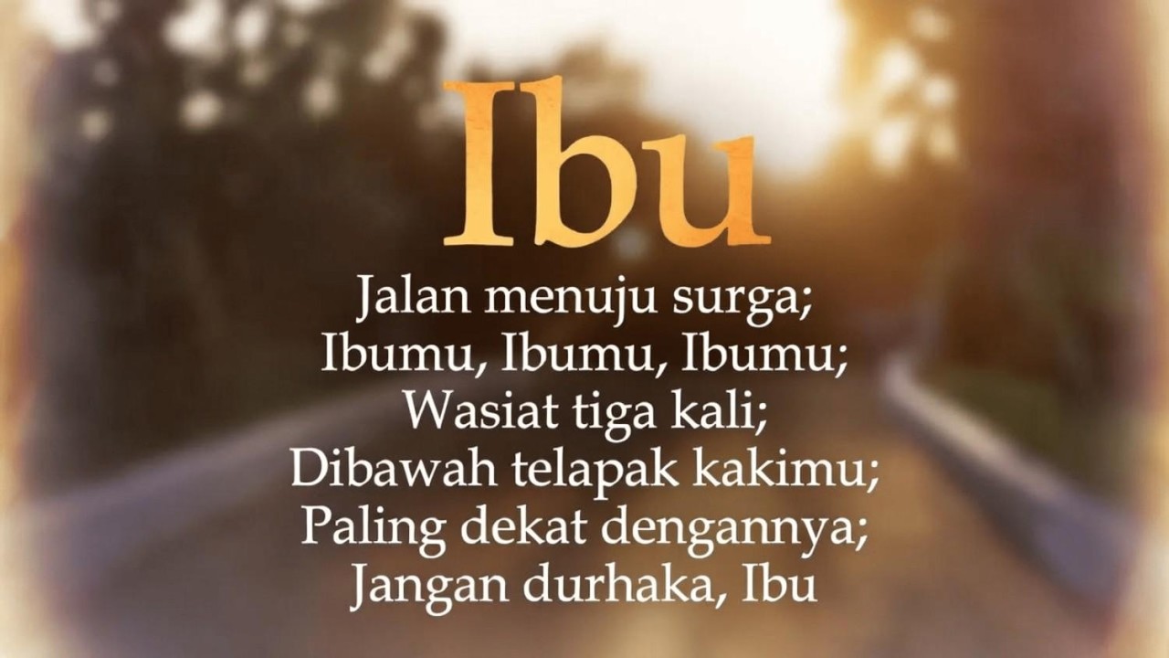 Kompilasi Lagu Ibu Pop Islami