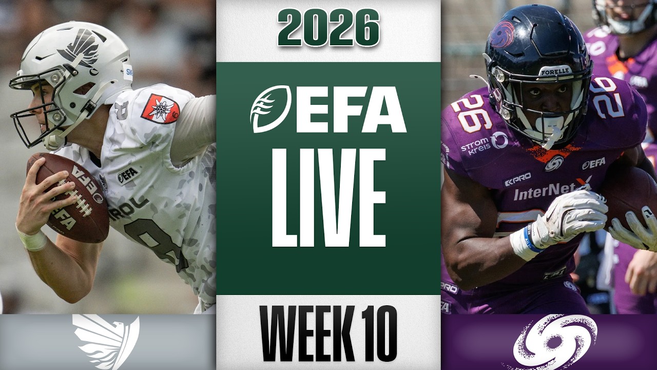 Raiders Tirol at Frankfurt Galaxy LIVE GAME | EFA Season 2026 Week 10
