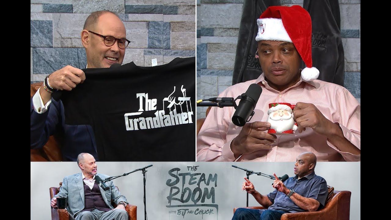 Ernie, Chuck & TK Talk Christmas Karaoke + Chuck Shares His New Years Eve Plans | The Steam Room