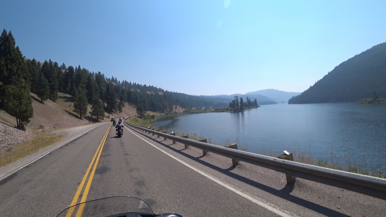 Day 7:14, Canada & Yellowstone, EagleRider, Harley Davidson, Blackfoot River,Fairmont Hot Springs 4K