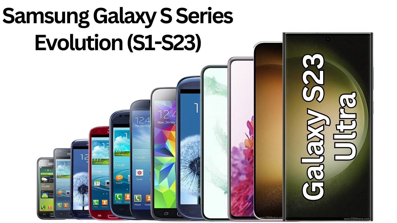 Samsung Galaxy S Series Evolution (S1-S23)!