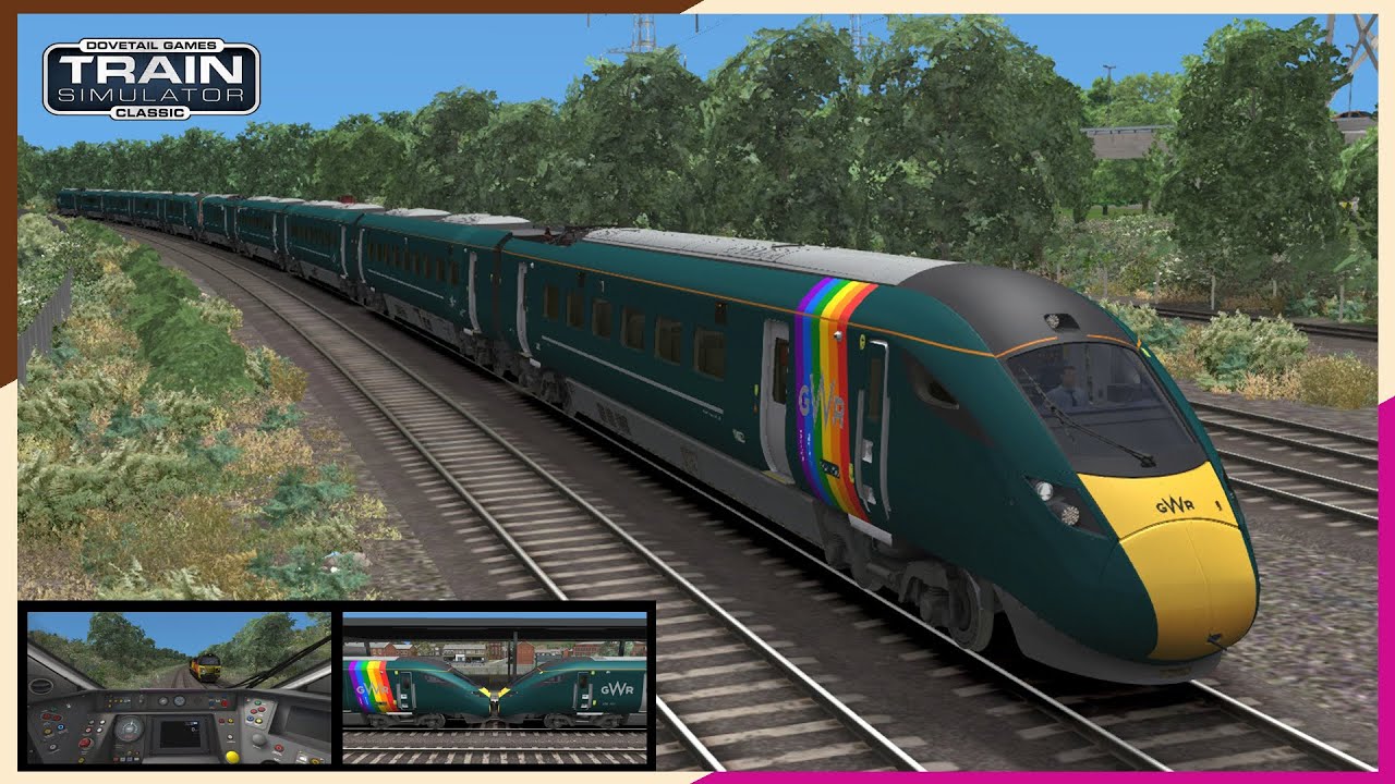 GWR Class 800 cab ride through Wales (Bridgend to Swansea)~ Train Simulator 'Classic'