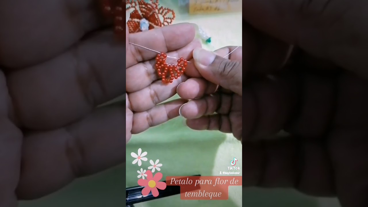 petalo para flor chica de tembleque