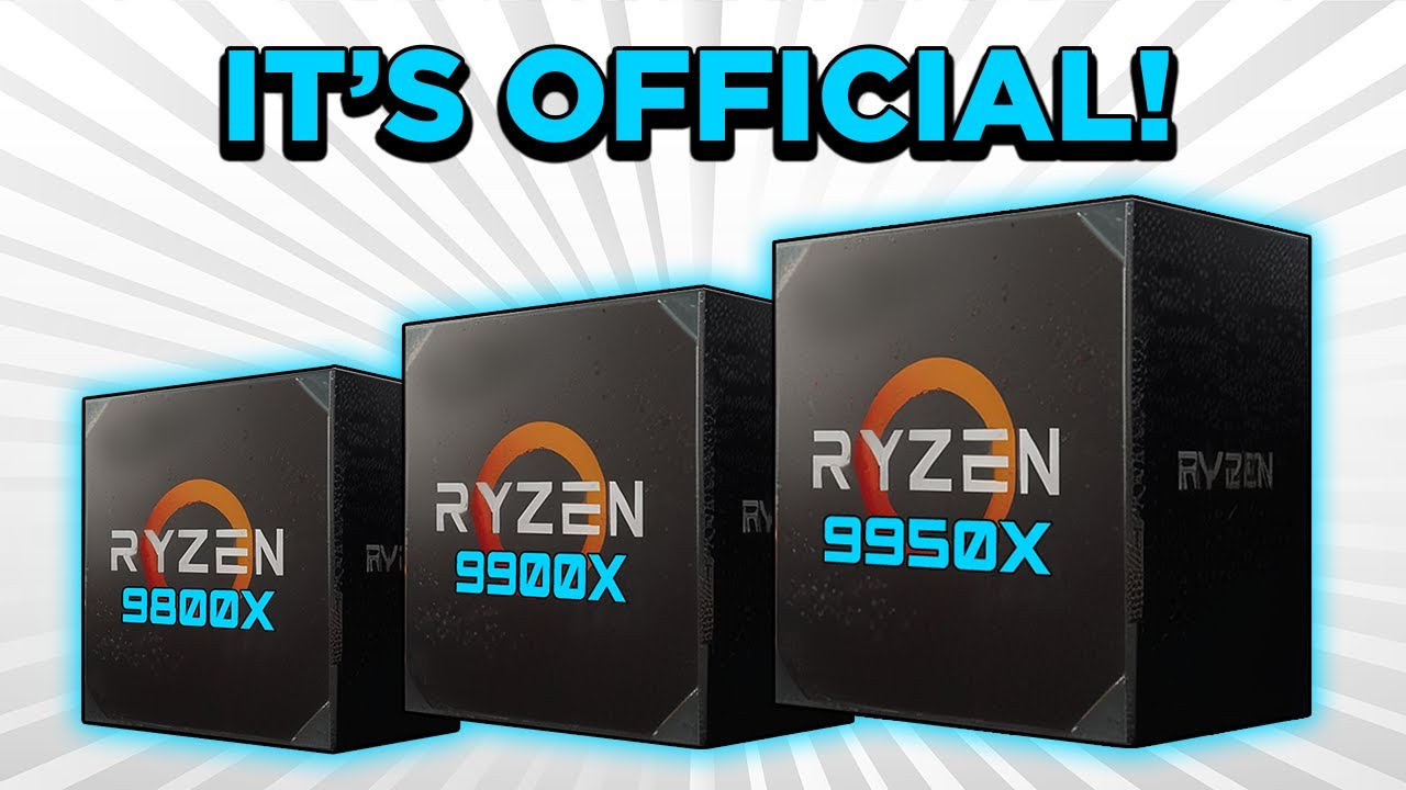 Ryzen 9000 Desktop CPUs Are OFFICIAL!