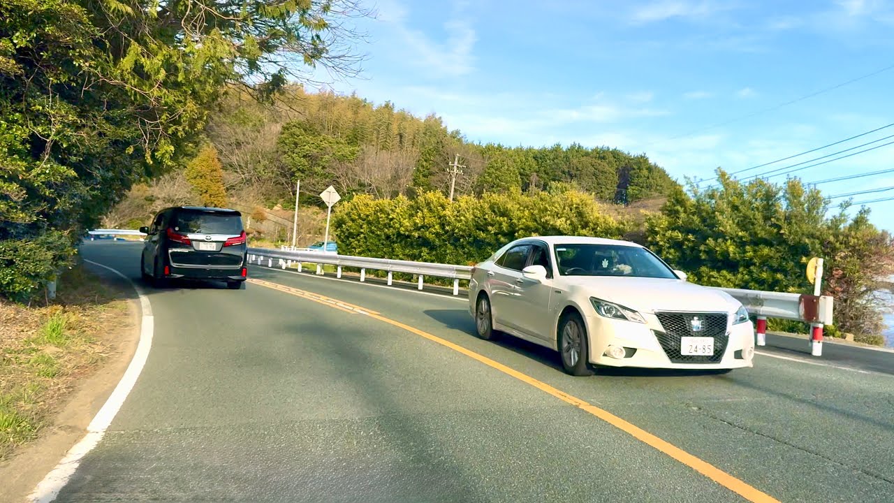 Afternoon Drive towards Gamagori City Aichi Prefecture