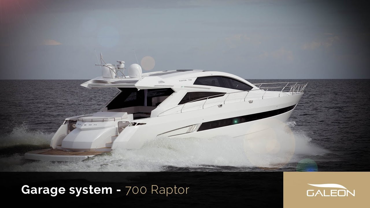 Galeon 700 Raptor garage