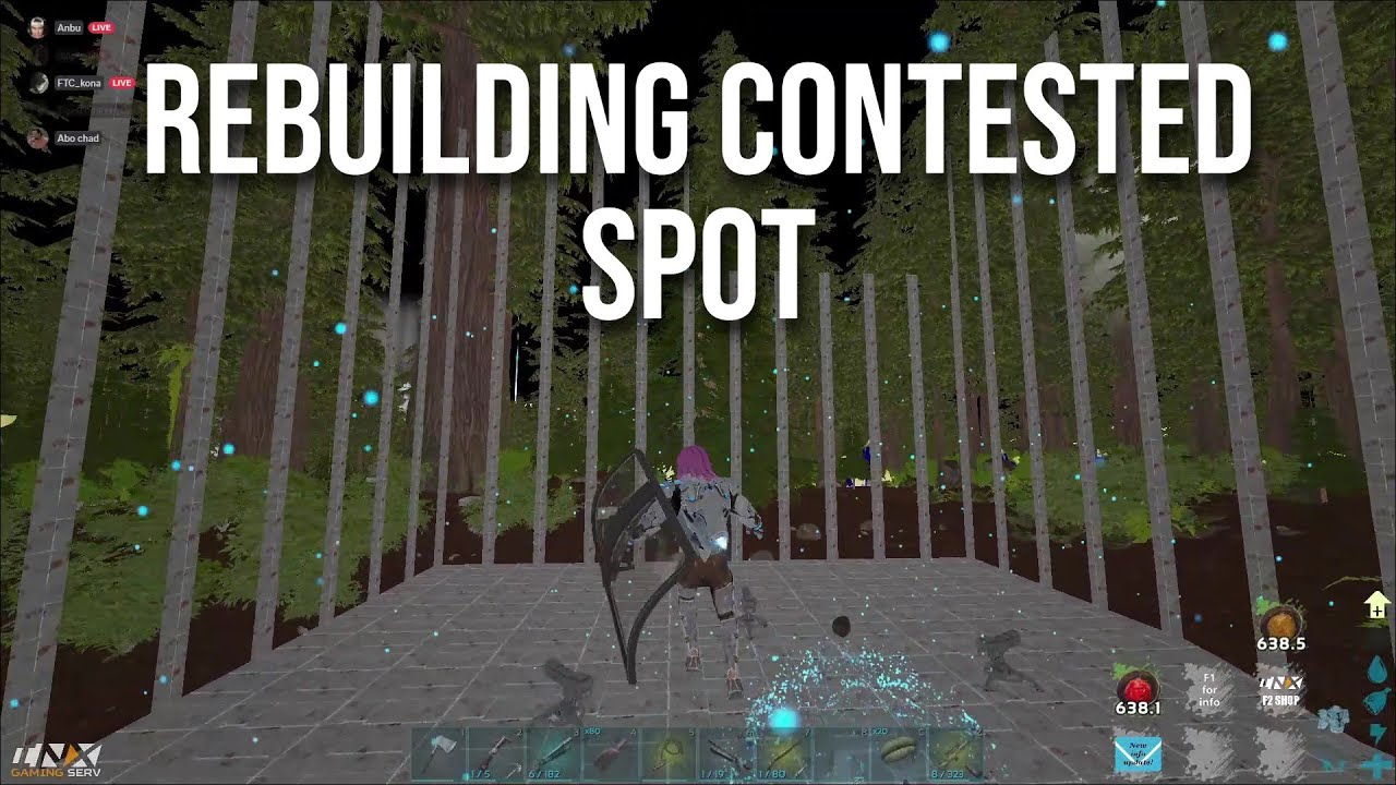 Rebuilding An OP Base Spot Contested By Alpha! - ARK PVP