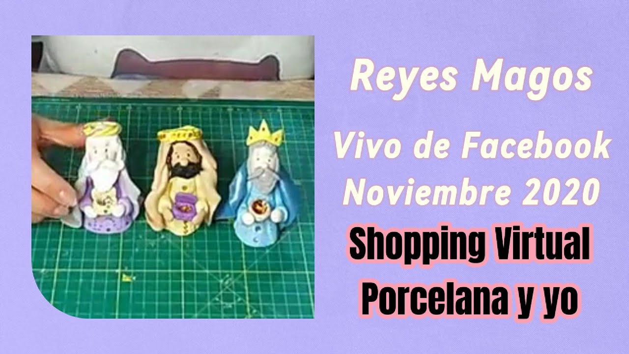 Reyes Magos 👑 Paso a paso en porcelana fría - Shopping virtual Porcelana y yo