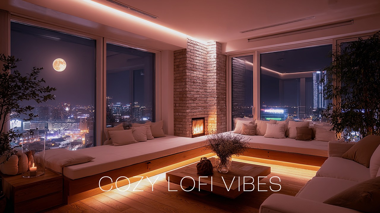A Gentle Sound That Just Fits the Night – LoFi Playlist 🌕 | Background Music for Study & Reading