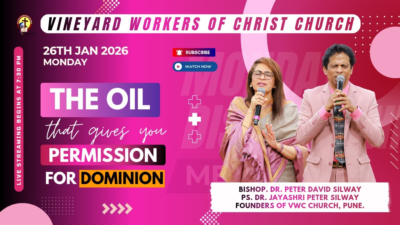 Peter Silway - THE OIL THAT GIVES YOU PERMISSION FOR DOMINION | MONDAY DISCIPLESHIP MEET | 26/01/26